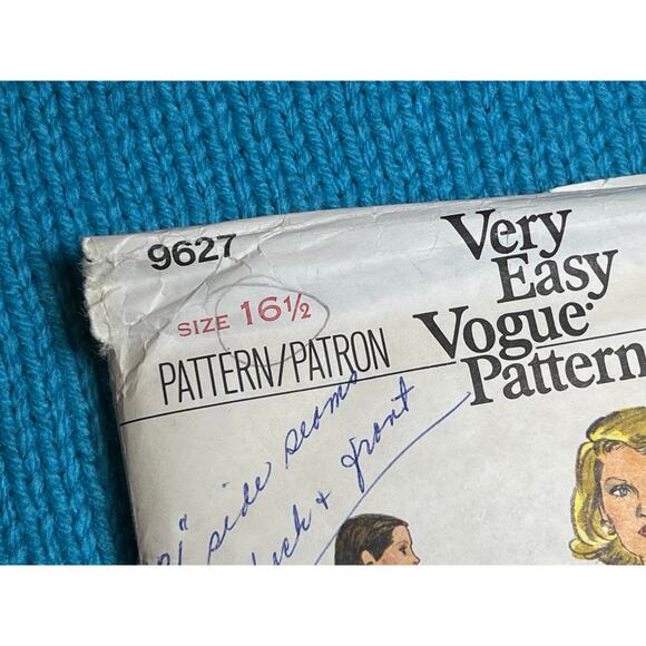 Vogue 9627 pattern dress fit and flare jacket size 16.5 - Picture 2 of 6